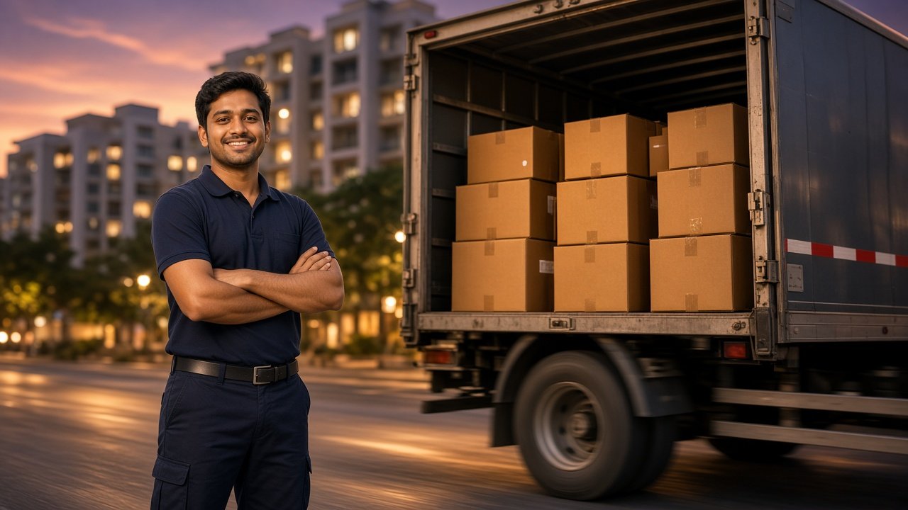Lucky Packers And Movers Attibele shifting team with moving truck